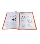 Protège-documents en polypropylène souple OPAK 20 vues - A4 Rouge