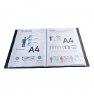 Protège-documents en polypropylène souple OPAK 200 vues - A4 Noir
