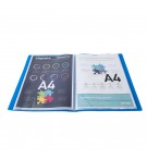 Protège-documents en polypropylène souple OPAK 200 vues - A4 Bleu clair