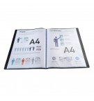 Protège-documents en polypropylène souple OPAK 80 vues - A4 Noir