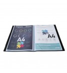 Protège-documents en polypropylène souple OPAK 80 vues - A4 Noir