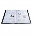 Protège-documents en polypropylène souple OPAK 160 vues - A4 Noir