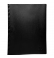Protège-documents PVC - 40 vues - Vega opaque - A4 Noir