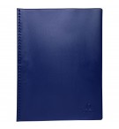Protège-documents PVC - 40 vues - Vega opaque - A4 Bleu