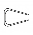 Boite de 25 baguettes à relier 12mm capacité 120 feuilles A4 Noir