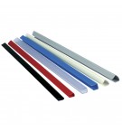 Boite de 25 baguettes à relier 3mm capacité 30 feuilles A4 Cristal