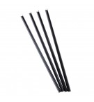 Boite de 25 baguettes à relier 9mm capacité 90 feuilles - A4 Noir