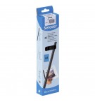 Boite de 25 baguettes à relier 9mm capacité 90 feuilles - A4 Noir