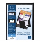 Chemise de présentation polypropylène souple Krea Cover - A4 Noir