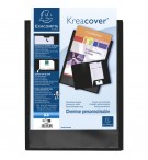 Chemise de présentation polypropylène souple Krea Cover - A4 Noir