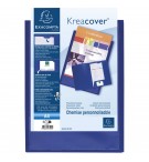 Chemise de présentation polypropylène souple Krea Cover - A4 Bleu