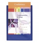 Chemise de présentation polypropylène souple Krea Cover - A4 Bleu