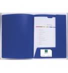 Chemise de présentation polypropylène souple Krea Cover - A4 Bleu