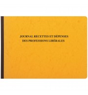 Piqûre 27x38cm - Journal des Recettes Dépenses des Professions libérales 80 pages