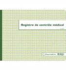 Piqûre 24x32cm - Registre de Contrôle médical - folioté - 60 pages