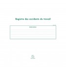 Piqûre 24x32cm - Registre des accidents du travail - 20 pages