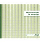Piqûre 27x32cm - Registre unique du personnel (salariés et stagiaires) - 56 pages