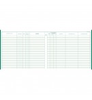 Piqûre 27x32cm - Registre unique du personnel (salariés et stagiaires) - 56 pages