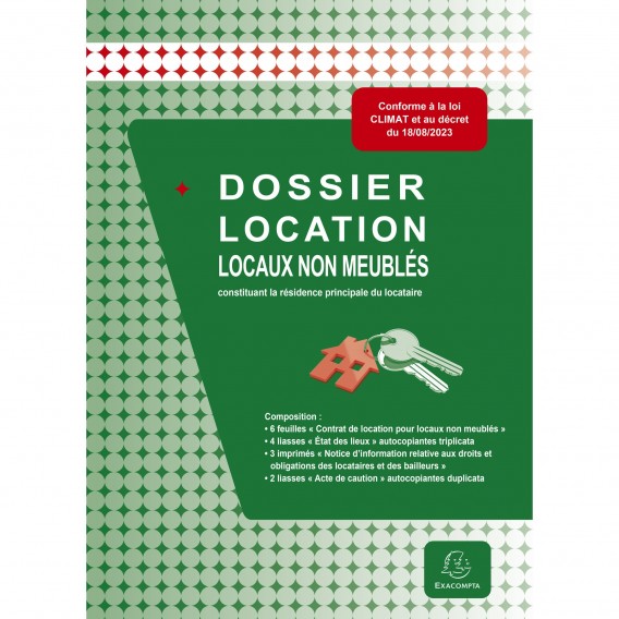 Dossier location locaux non meublés Vert