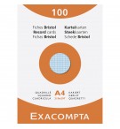FICHES BRISTOL 210X297 COUL ASSORTIES 5X5 / PQT 100
