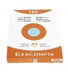 FICHES BRISTOL 210X297 COUL ASSORTIES 5X5 / PQT 100