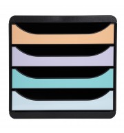 Module de classement Big Box 4 tiroirs Aquarel Couleurs assorties