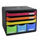 Module de classement Storebox 6 tiroirs Iderama Arlequin