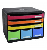 Module de classement Storebox 6 tiroirs Iderama Arlequin