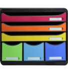 Module de classement Storebox 6 tiroirs Iderama Arlequin