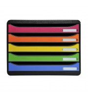Module de classement Big Box Plus horizon 5 tiroirs Iderama Arlequin