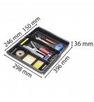 Organiseur de tiroir Drawinsert Ecoblack Noir