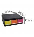 Module de classement Toolbox 3 tiroirs Iderama Arlequin