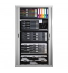 Module de classement Modulo Ecoblack 10 tiroirs fermés Noir