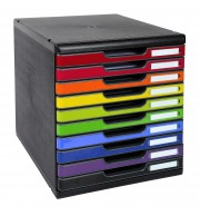 Module de classement Modulo Iderama 10 tiroirs fermés Arlequin