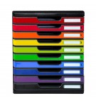 Module de classement Modulo Iderama 10 tiroirs fermés Arlequin