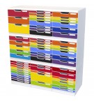 Module de classement Modulo Iderama 10 tiroirs fermés Arlequin