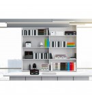 Module de classement Modulo Black Office 10 tiroirs fermés Noir/arlequin