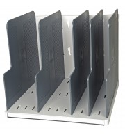 Trieur vertical Modulotop 5 intercalaires Gris lumière