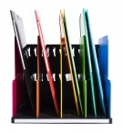 Trieur vertical Modulotop Ecoblack 5 intercalaires coloris Arlequin