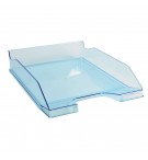 Corbeille à courrier Combo Midi transparent Turquoise brillant