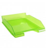 Corbeille à courrier Combo Midi transparent Vert pomme