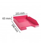 Corbeille à courrier Combo Midi Iderama Framboise brillant