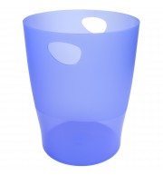 Corbeille-à-papier Ecobin Linicolor Bleu glacé