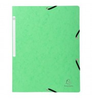 Chemise à élastique sans rabat carte lustrée 400gm2 - A4 Tilleul