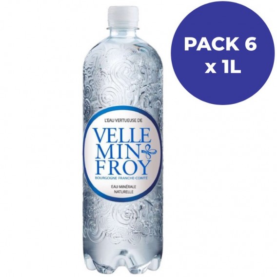 PACK 6 X 1L EAU PLATE MINERALE VELLEMINFROY