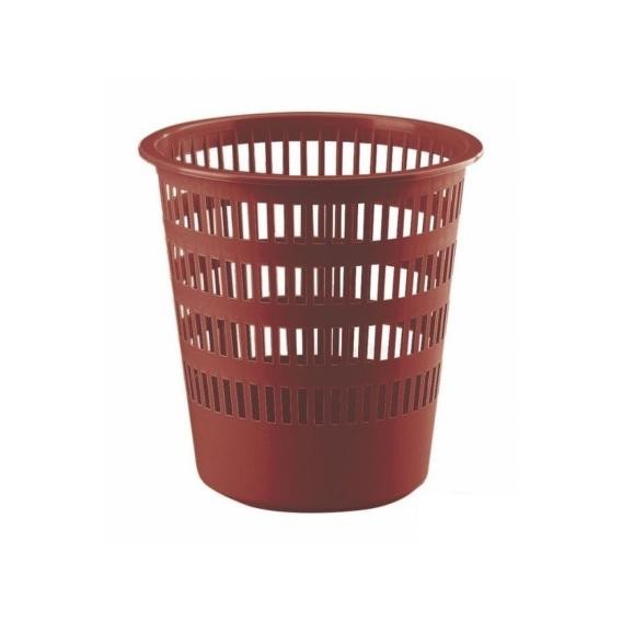 CORBEILLE A PAPIERS 16L AJOUREE - BORDEAUX