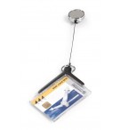 10 PORTE-BADGES AVEC ENROULEUR DELUXE