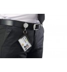 10 PORTE-BADGES AVEC ENROULEUR DELUXE