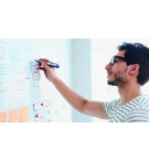 Marqueurs rétractables pour tableau blanc