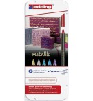 BOITE METAL 6 FEUTRES EFFET METALLIQUE 1200